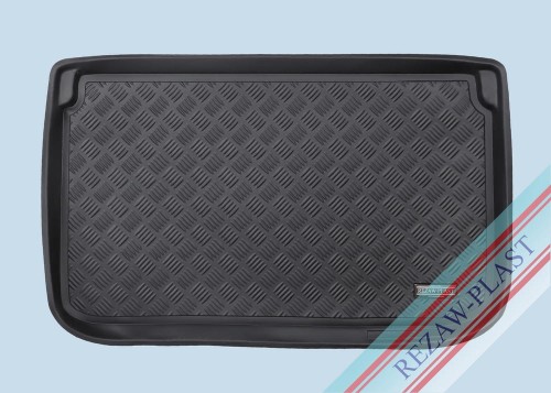 Trunk mat PE with rubber surface fits to: Opel CORSA D IV 2006 - 2014, CORSA E V 2014 - 2019