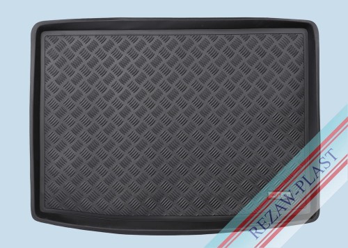 Trunk mat PE with rubber surface fits to: Opel ASTRA K V 2015 - 2021