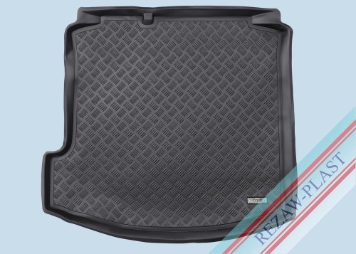 Trunk mat PE with rubber surface fits to: Volkswagen BORA 1998 - 2005