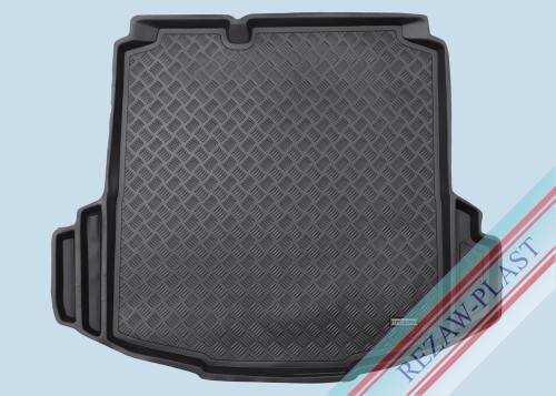 Trunk mat PE with rubber surface fits to: Volkswagen JETTA V 2005 - 2011