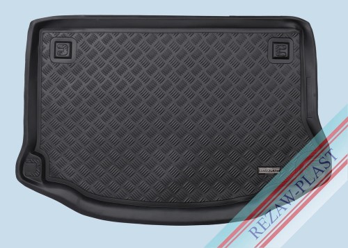 Trunk mat PE with rubber surface fits to: Jeep CHEROKEE KJ 2005 - 2006
