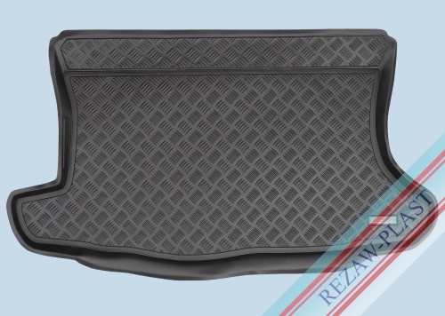Trunk mat PE with rubber surface fits to: Ford FUSION 2002 - 2012
