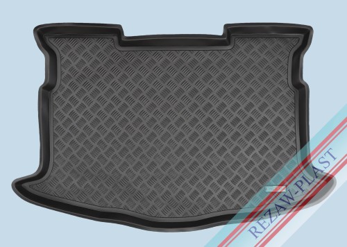 Trunk mat PE with rubber surface fits to: Honda FRV 2004 - 2009