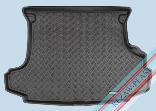 Mata bagażnika PE z gumową powłoką pasuje do: Nissan X-TRAIL I T30 2001 - 2007