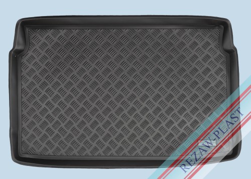 Mata bagażnika PE z gumową powłoką pasuje do: Peugeot 207 2006 - 2012