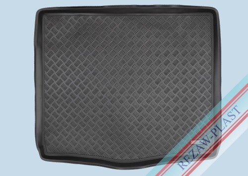 Trunk mat PE with rubber surface fits to: Renault ESPACE IV 2002 - 2014