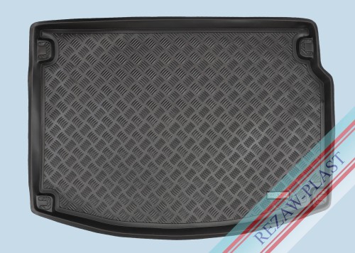 Mata bagażnika PE z gumową powłoką pasuje do: Renault MEGANE III 2008 - 2016