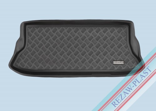 Trunk mat PE with rubber surface fits to: Toyota RAV4 II 2000 - 2005