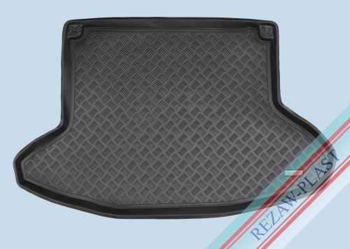 Trunk mat PE with rubber surface fits to: Toyota PRIUS II (XW20) 2003 - 2009