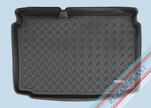 Mata bagażnika PE z gumową powłoką pasuje do: Volkswagen POLO V 2009 - 2017