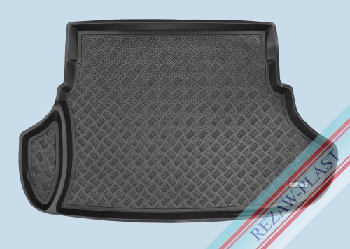 Mata bagażnika PE z gumową powłoką pasuje do: Mitsubishi LANCER VIII 2008 - 2016