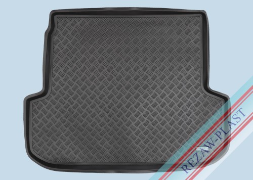 Trunk mat PE with rubber surface fits to: Subaru LEGACY IV 2003 - 2009, OUTBACK III 2003 - 2009