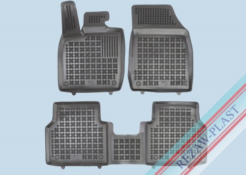 Dywaniki podłogowe czarne pasują do: Skoda ELROQ 2025 - , ENYAQ iV 2020 - , Volkswagen ID.4 2020 - , ID.5 2022 -