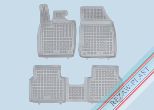 Dywaniki podłogowe szare pasują do: Skoda ELROQ 2025 - , ENYAQ iV 2020 - , Volkswagen ID.4 2020 - , ID.5 2022 -