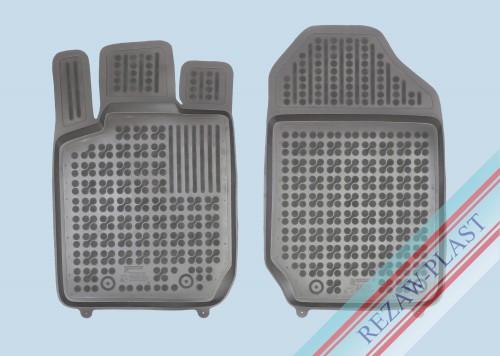Floor mats black fit to: Ford Ranger V 2011 - 2020