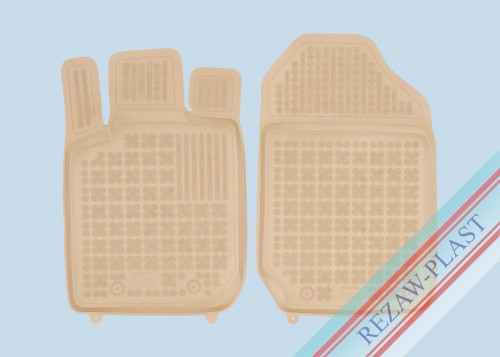 Floor mats beige fit to: Ford Ranger V 2011 - 2020