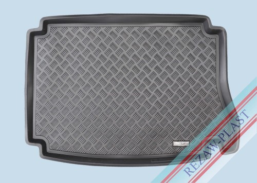Trunk mat PE with rubber surface fits to: Hyundai i30 I 2007 - 2012