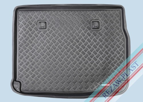 Trunk mat PE with rubber surface fits to: Renault SCENIC II 2003 - 2009