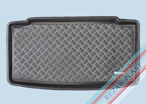 Trunk mat PE with rubber surface fits to: Renault MODUS 2004 - 2008