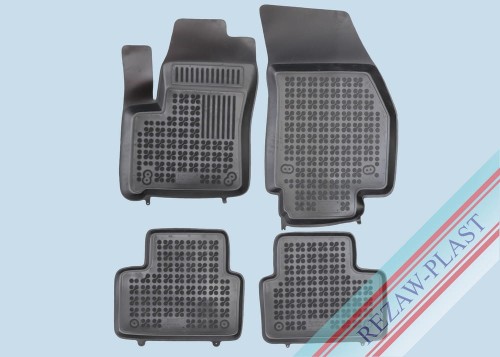Dywaniki podłogowe czarne pasują do: Opel MERIVA B II 2010 - 2017