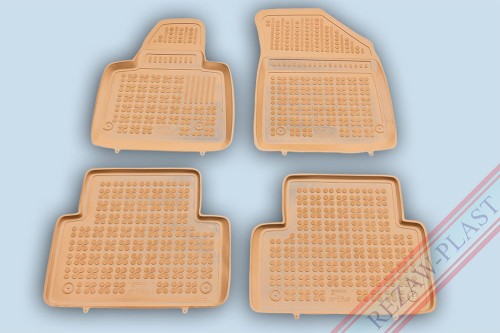 Floor mats beige fit to: Citroen C5 II 2008 - 2017