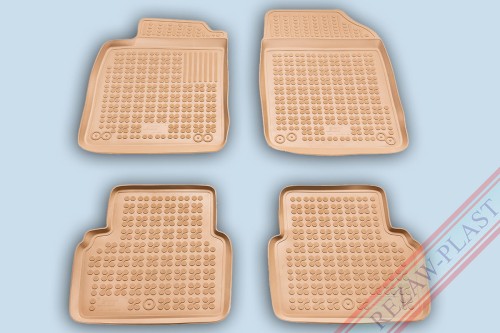 Dywaniki podłogowe beżowe pasują do: Saab 9 - 3 II 2002 - 2014