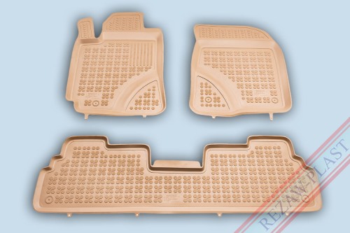 Floor mats beige fit to: Toyota COROLLA VERSO II 2004 - 2009