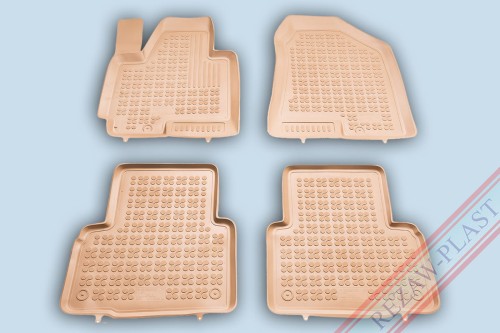 Floor mats beige fits to: Hyundai ix35 2010 - 2015