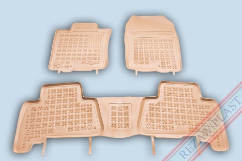 Floor mats beige fit to: TOYOTA LAND CRUISER J150 2009 - 2024