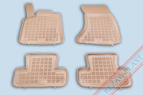 Floor mats beige fit to: Audi Q5 I 2008 - 2017
