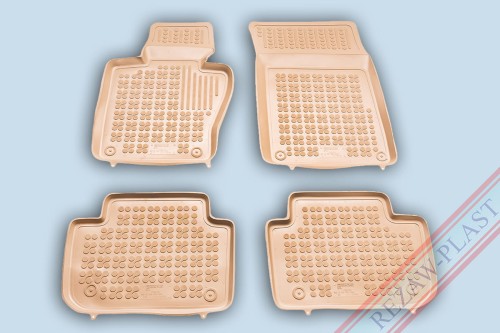 Floor mats beige fit to: BMW X3 (E83) 2003 - 2010