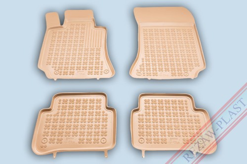 Floor mats beige fit to: Mercedes W212, S212 E - KLASA 2009 - 2016