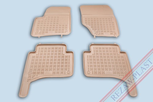 Dywaniki podłogowe beżowe pasują do: Porsche CAYENNE I 2002 - 2010, Volkswagen TOUAREG I 2002 - 2010
