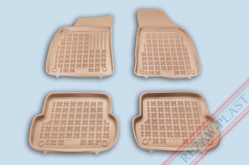 Dywaniki podłogowe beżowe pasują do: Audi A4 II B6, B7 2000 - 2008