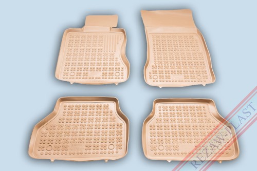 Dywaniki podłogowe beżowe pasują do: BMW 5 (E60, E61) 2003 - 2010