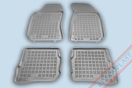Floor mats grey fit to: Volkswagen PASSAT B5 1996 - 2005