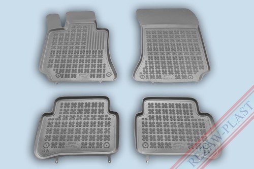 Floor mats grey fit to: Mercedes W212, S212 E - KLASA 2009 - 2016