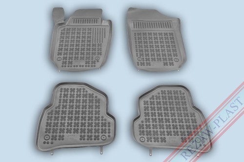 Floor mats grey fit to: Volkswagen POLO V 2009 - 2017