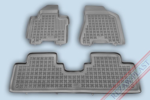 Floor mats grey fit to: Kia SPORTAGE II 2004 - 2010