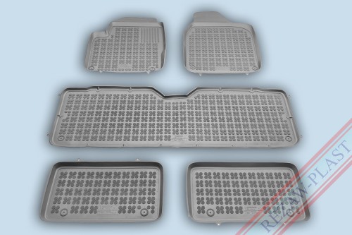 Floor mats grey fits to: Ford GALAXY I 1995 - 2006, Seat ALHAMBRA I 1996 - 2010, Volkswagen SHARAN I 1995 - 2010
