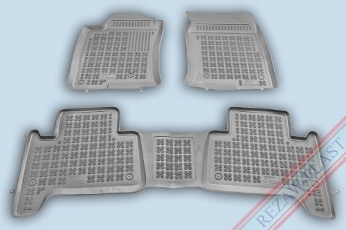 Dywaniki podłogowe szare pasują do: Toyota LAND CRUISER J120 2002 - 2009