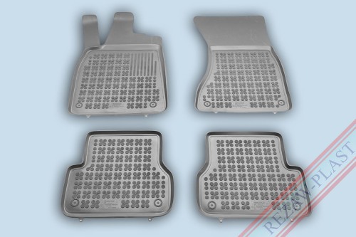 Floor mats grey fit to: Audi A6 IV C7 2011 - 2018, A7 I 2010 - 2017