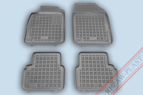 Dywaniki podłogowe szare pasują do: Saab 9 - 3 II 2002 - 2014