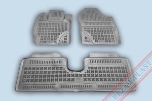 Dywaniki podłogowe szare pasują do: Toyota YARIS III 2011 - 2020
