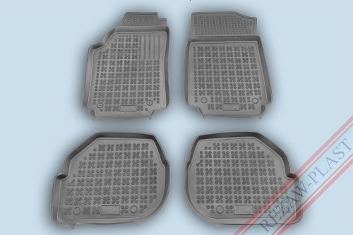 Floor mats grey fit to: Audi 100 C3, C4 1982 - 1994, A6 I C4 1994 - 1997