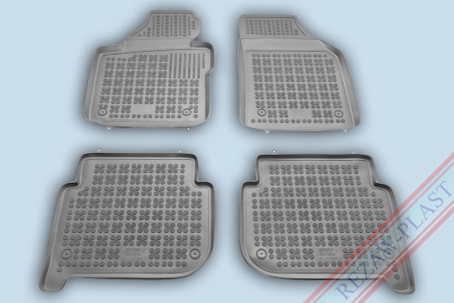Dywaniki podłogowe szare pasują do: Volkswagen TOURAN I 2003 - 2010, II 2010 - 2015