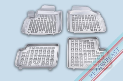 Floor mats grey fit to: Fiat 500 2020 -