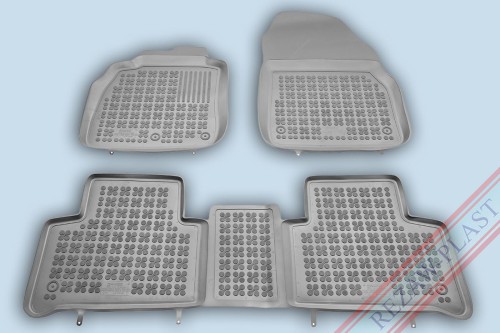 Floor mats grey fit to: Renault SCENIC II, III 2003 - 2016, Grand SCENIC II 2003 - 2009, GRAND SCENIC III 2009 - 2016