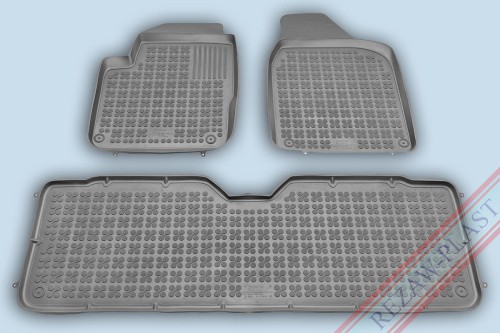 Floor mats grey fits to: Ford GALAXY I 1995 - 2006, Seat ALHAMBRA I 1996 - 2010, Volkswagen SHARAN I 1995 - 2010