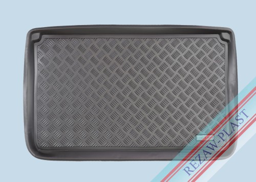 Trunk mat PE with rubber surface fits to: Renault CAPTUR I 2013 - 2019
